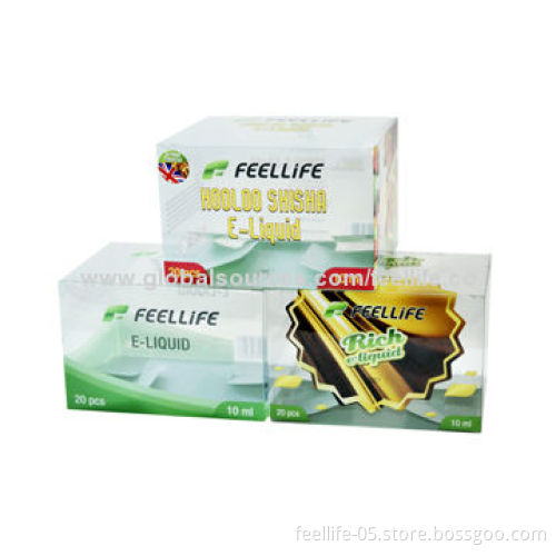 Feellife Brand E-liquid with New Package and Outter BoxNew